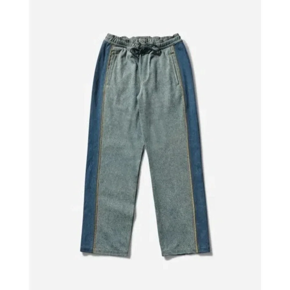 Levi's X Denim‎ Tears Track Pants Mid Indigo Wash--NWT--Men's Medium